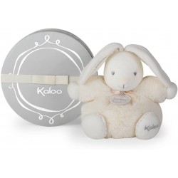 Peluche P'tit lapin crème Perle (18 cm)