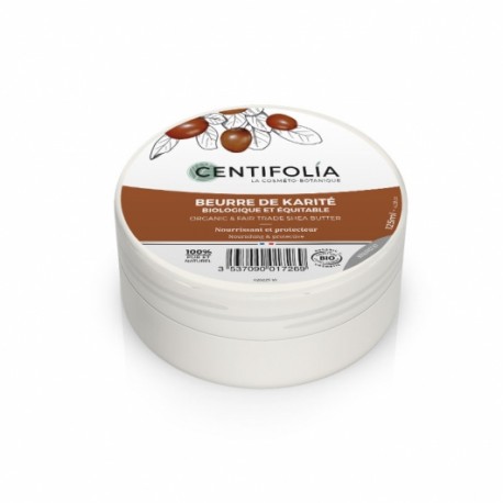 Beurre de karité Biologique et équitable Centifolia 125 ml