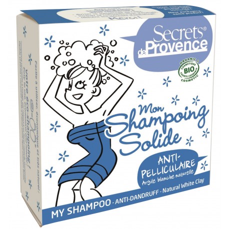 Mon Shampoing solide certifié Bio Anti-Pelliculaire - Secrets de Provence