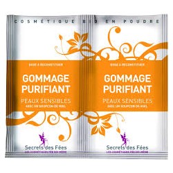 Gommage purifiant peaux sensibles certifié Bio - Secrets des fées