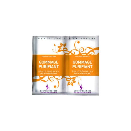 Gommage purifiant peaux sensibles certifié Bio - Secrets des fées