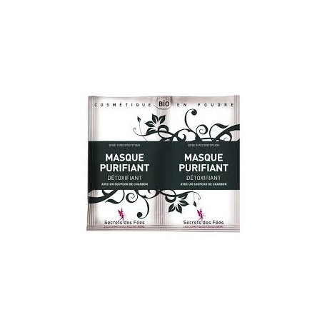 Masque Purifiant Détoxifiant certifié Bio - Secrets des fées