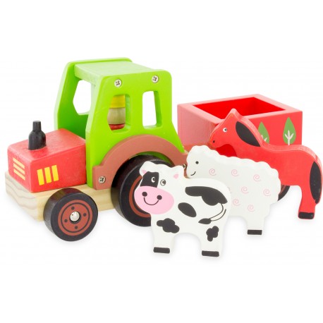 Tracteur transport d'animaux en bois - ULYSSE