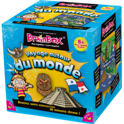 Brainbox : Voyage Autour du monde -  Jeux de société - THE GREEN BOARD GAME