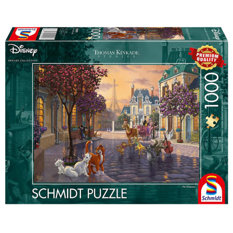 PUZZLE 1000 PCS DISNEY - LES ARISTOCHATS - Puzzle - SCHMIDT