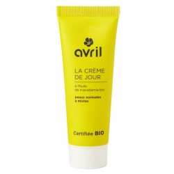 Crème de jour peaux normales et mixtes 50 ml - Certifiée Bio - AVRIL