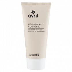 Gommage corporel à la poudre de riz bio 200 ml - Certifié Bio - AVRIL