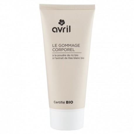 Gommage corporel à la poudre de riz bio 200 ml - Certifié Bio