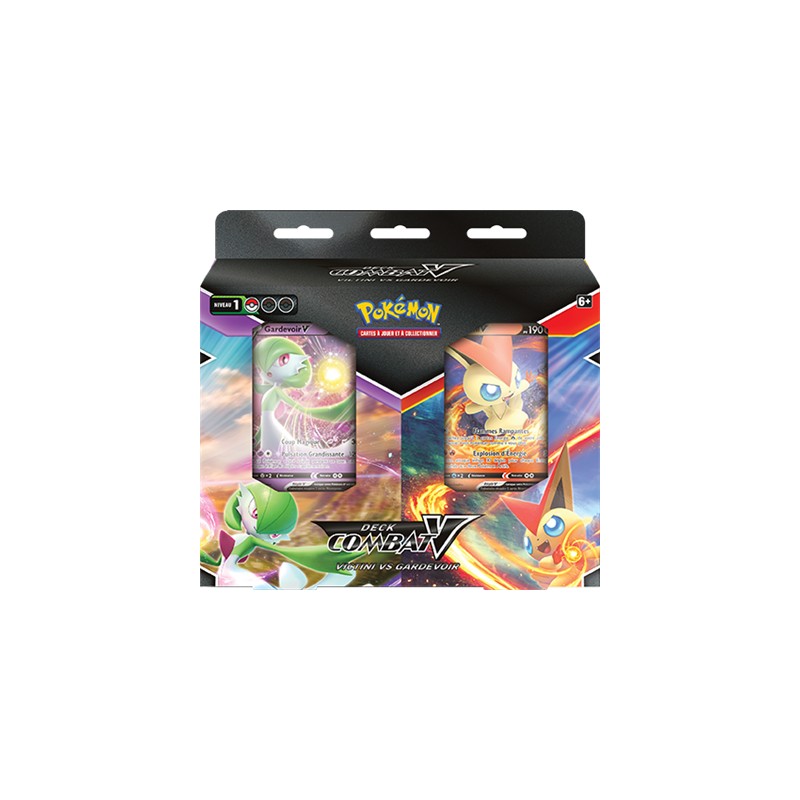Deck Pokémon Combat Ex - Victini-ex, 60 Cartes Prêtes à Jouer, Avec Tapis Et Jetons