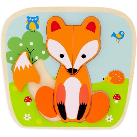 Puzzle Renard (6 pcs) - ULYSSE