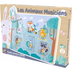 Puzzle sonore : Forêt Musicale 6 pcs - ULYSSE