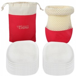 Kit Eco Belle Trousse Rouge Eucalyptus (15 carrés démaquillants) Les Tendances d'Emma