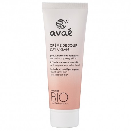 Crème de jour peaux normales et mixtes Avae 50 ml - Certifiée Bio