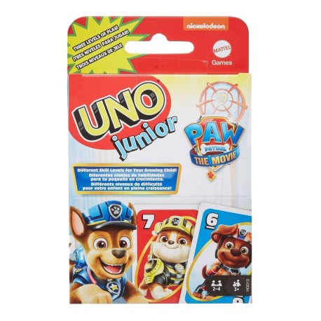 UNO JUNIOR - PAT PATROUILLE - Jeux de société - MATTEL