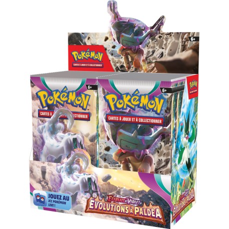 Pokémon EV02 : Ecarlate et Violet/Evolutions à Paldéa - Booster - Cartes - ASMODEE