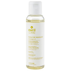 Huile massage bébé Bio