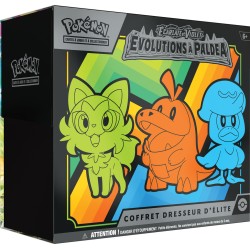 Pokémon EV02 : Ecarlate et Violet/Evolutions à Paldea - Coffret dresseur d'élite - Cartes - ASMODEE