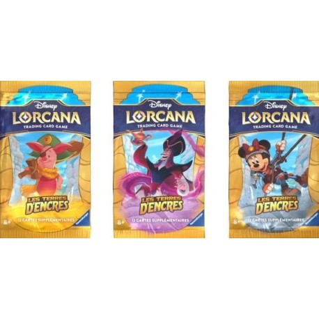 Précommande - Disney Lorcana TCG - Chapitre 3 : Les Terres d'Encres - Booster