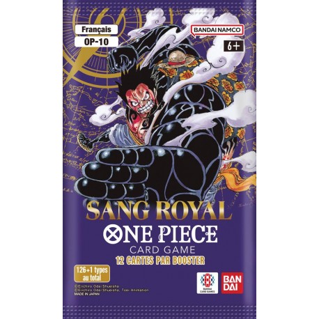 BOOSTER ONE PIECE : OP10 - SANG ROYAL - VERSION FRANCAISE