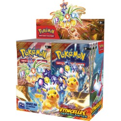 Pokémon EV08 : Ecarlate et Violet/Etincelles Déferlantes - Display de 36 Boosters - Cartes - ASMODEE