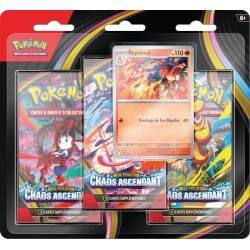 Pokémon ME04 : Méga-Evolution/Chaos Ascendant - Tripack - Cartes - ASMODEE